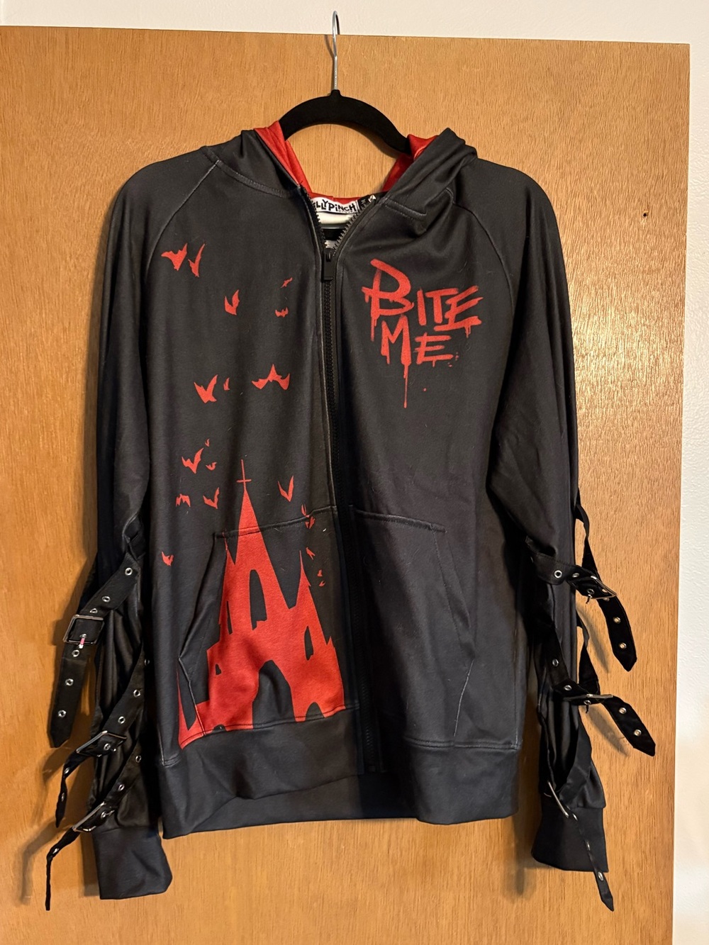 Jelly Pinch zip up hoodie in size medium
